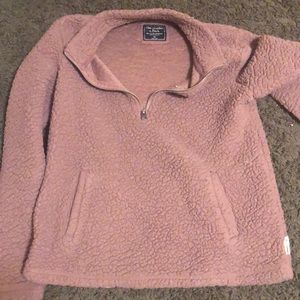 purple quarterzip up